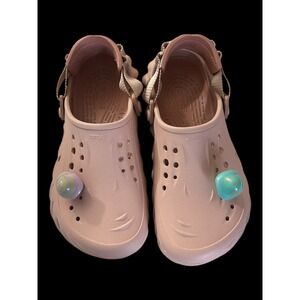 Crocs Echo Clog Pink Sculpted Sporty Comfort Sandals Mens 6 Womens 8
